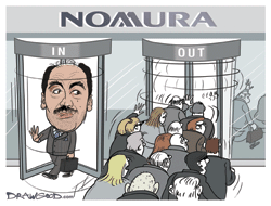 Bhattal comes in to run a new global wholesale division. But as the 2008 guarantees are paid out, Nomura is suffering significant defections