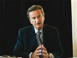 The veteran Lebanese central bank governor, Riad Salamé