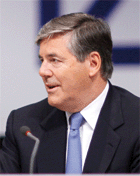 Josef Ackermann, Deutsche Bank: reconfirmed its commitment to Germany