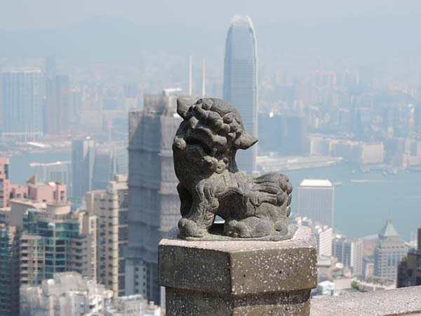 Hong Kong China lion-600