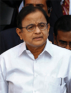 Indian finance minister Palaniappan Chidambaram. The budget was credit positive.