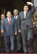 Peru President-elect Alan García