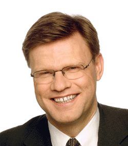 Árni Mathiesen, finance minister, Iceland