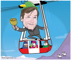 Brady Dougan, Credit Suisse’s chief executive is adamant that the bank has the right model and will outperform once market conditions improve and clients come back