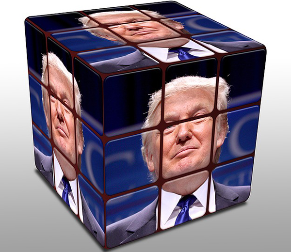 Trump rubik cube-600