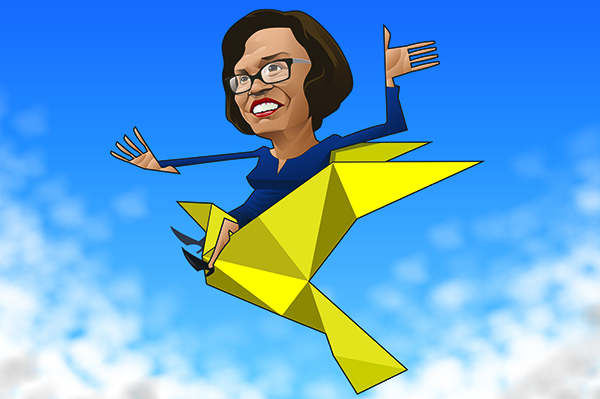 Mulyani paper plane-600