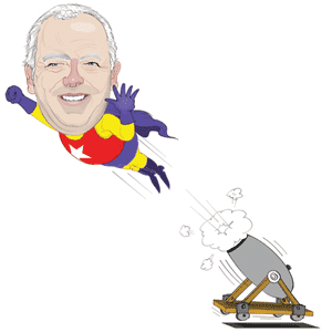 Huw Jenkins, the chief executive of UBS’ investment bank seemed in excellent spirits. The next morning it was announced that Huw had lost his job. Judging from Huw’s happy demeanour, my theory is correct: ‘You’re fired’, is the new ‘You’re free’