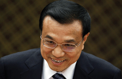 Chinese vice-premier Li Keqiang 