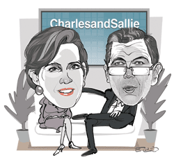 Chuck Prince and Sallie Krawchek, Citigroup