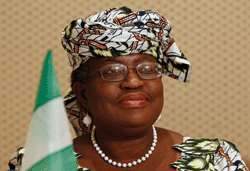 Nigeria's finance minister Ngozi Okonjo-Iweala