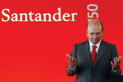 Emilio Botín, Santander