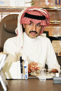 SAUDI Arabia’s Prince Alwaleed bin Talal 