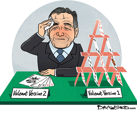 Now that Rob Kindler is working on behalf of Valeant, I guess the atmosphere in the war room is a little frosty