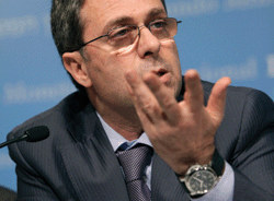 Adib Mayaleh, governor of the Central Bank of Syria