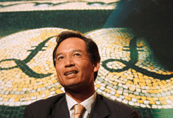 former finance minister Korn Chatikavanij