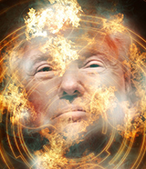 Donald Trump fire-160x186