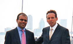 Harin De Silva and Ken Margolis (r), Merrill Lynch
