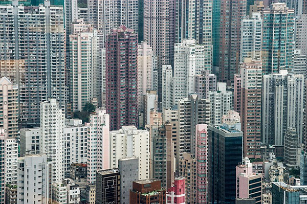 Hong Kong skyscrapers-600