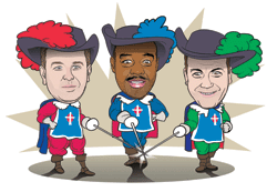 All for Citi and Citi for all! l to r: Paul Simpson, Ray McGuire and Jamie Forese