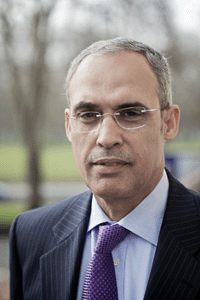 Bahrain's Central bank governor, Rasheed Al-Mara