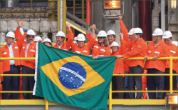 Opening ceremony of Petrobras Brazilian Oil Rig at Angra dos Reis, 2011