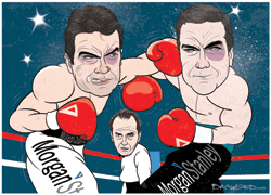 An article surfaced on the hostile relationship between Colm Kelleher and Paul Taubman. One insider barked: “Two co-heads don’t get on. What’s new about that in this industry?”