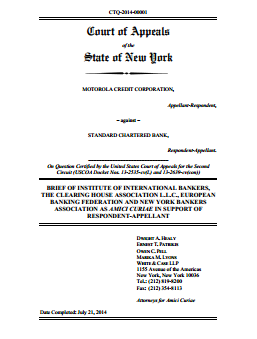 MOTOROLA VS STANDARD CHARTERED BANK