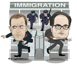 UBS’s Peter Kurer and Marcel Rohner dared not set foot on US soil lest some malevolent immigration officer pounces on them