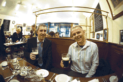 Lee Oliver and Saxo Bank's Rob Gray 