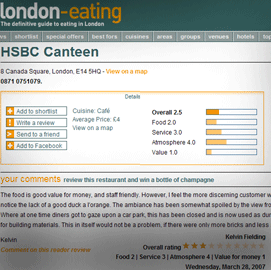"The ambiance has been somewhat spoiled by the view from the window. Where at one time diners got to gaze upon a car park, this has been closed and is now used as dumping ground for building materials"