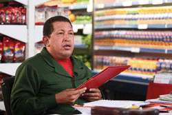 Chávez announces his threat to close brokerages on his weekly TV programme Alo Presidente