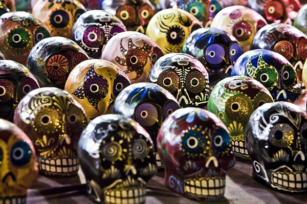 sugar skulls Mexico-600