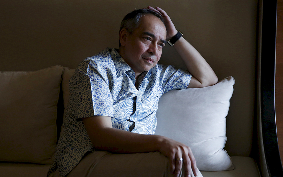 Malaysia's CIMB Chairman Nazir Razak, and brother of Prime Minister Najib Razak, attends an interview with Reuters in Kuala Lumpur