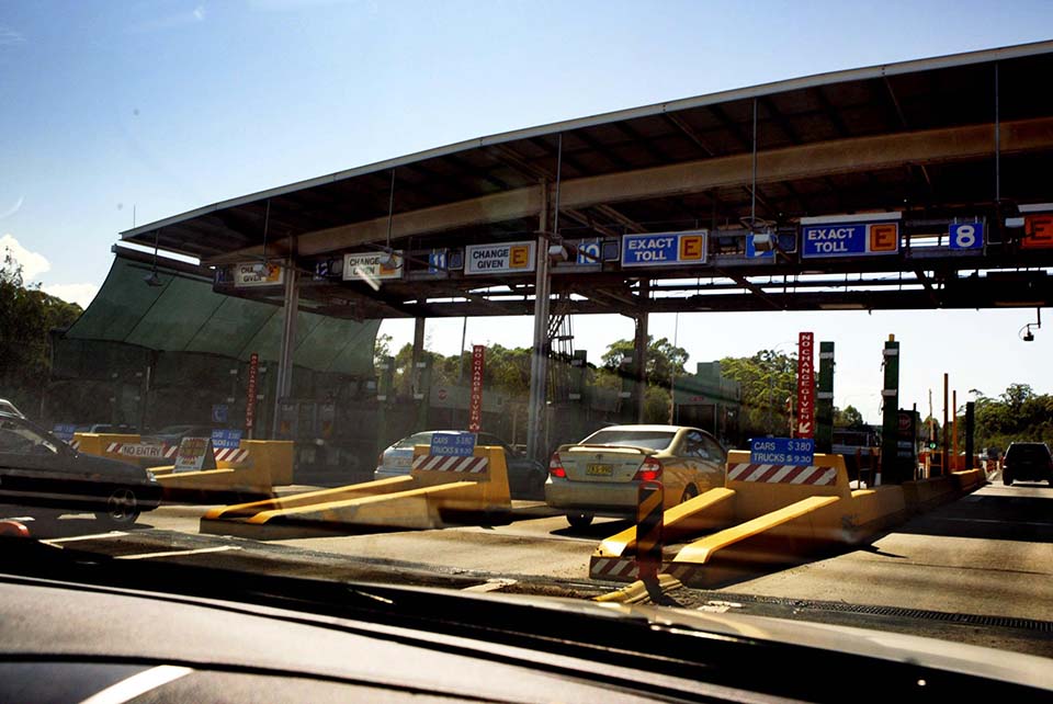 Cars on the M2 Motorway, 5 February 2003. SMH Picture by BRENDAN ESPOSITO
