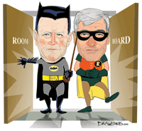 “Sir Win Bischoff and Robert Rubin were wheeled out as an interim management solution. Is ‘dynamic duo’ the right phrase to describe the odd couple of aristocratic Brit and American Jew? Or is it rather a cautious pairing of two respected elder statesmen?”