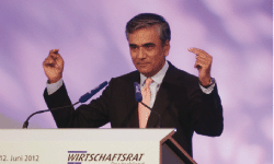 Anshu Jain, co-chairman of the group executive committee and management board of Deutsche Bank