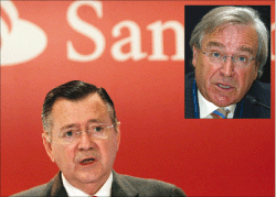 Alfredo Sáenz (l) intends to appeal his conviction; Francisco Luzón (r) is his heir apparent