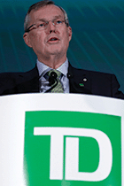 Ed Clarke, TD Bank. Another good year for the bank, which raised its dividend payout twice in 2012