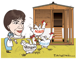 This was the summer when many of the chickens that the Abigail with attitude column has been husbanding came home to roost
