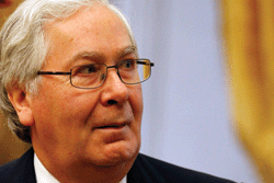 Mervyn King, Bank of England governor and chairman of the oversight body at Basle