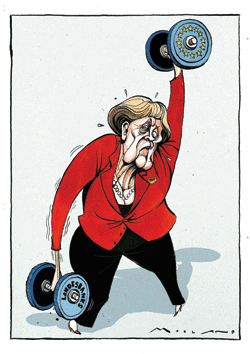 German chancellor Angela Merkel